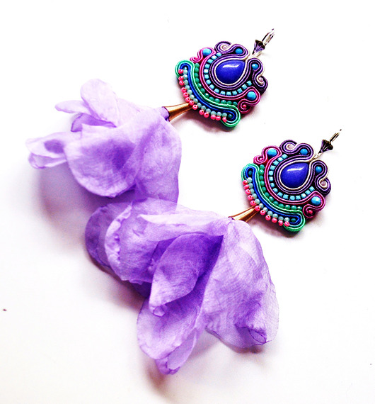 Sutaszowe kolczyki GORDES