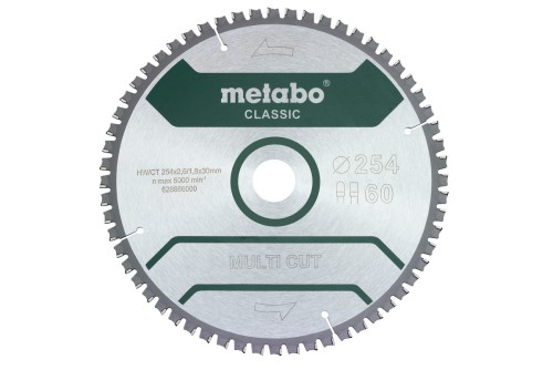 Metabo MULTI CUT CLASSIC 254*30MM Z60