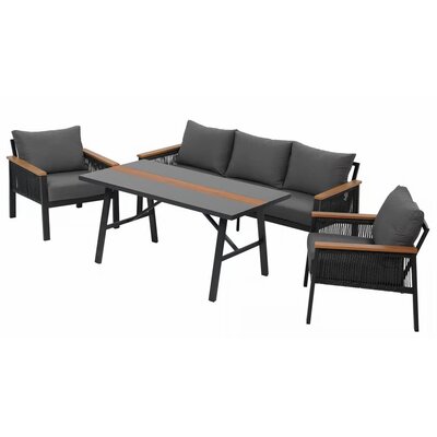 Patio Zestaw mebli ogrodowych Ada Antracyt
