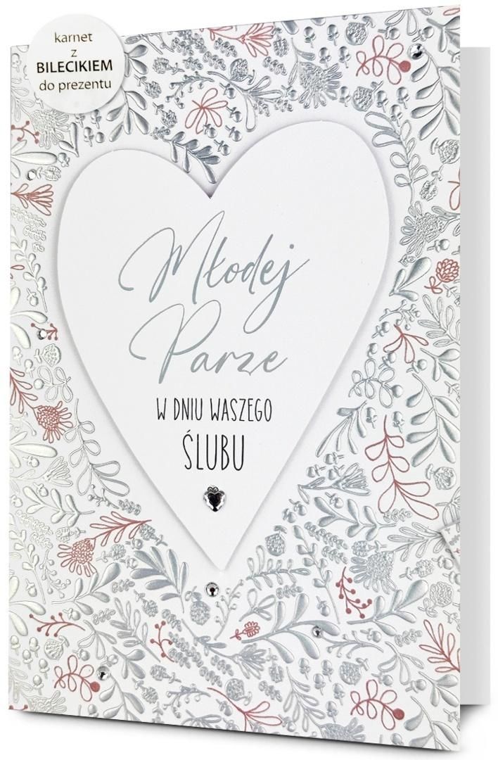 Karnet Ślub - artykuł papierniczy