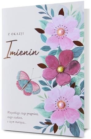 Karnet Imieniny - artykuł papierniczy