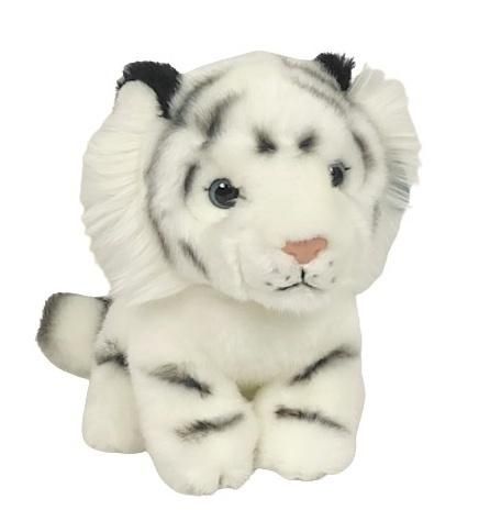Tygrys biały siedzący 19cm - zabawka