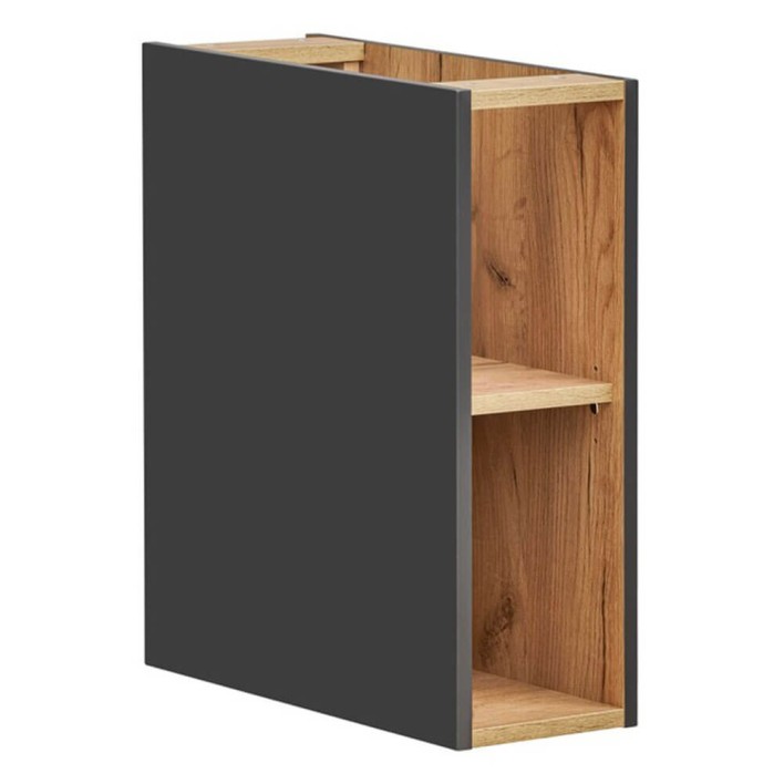 Szafka pod blat 20cm Kolekcja Capri Cosmos Dąb Craft Złoty, Czarny mat