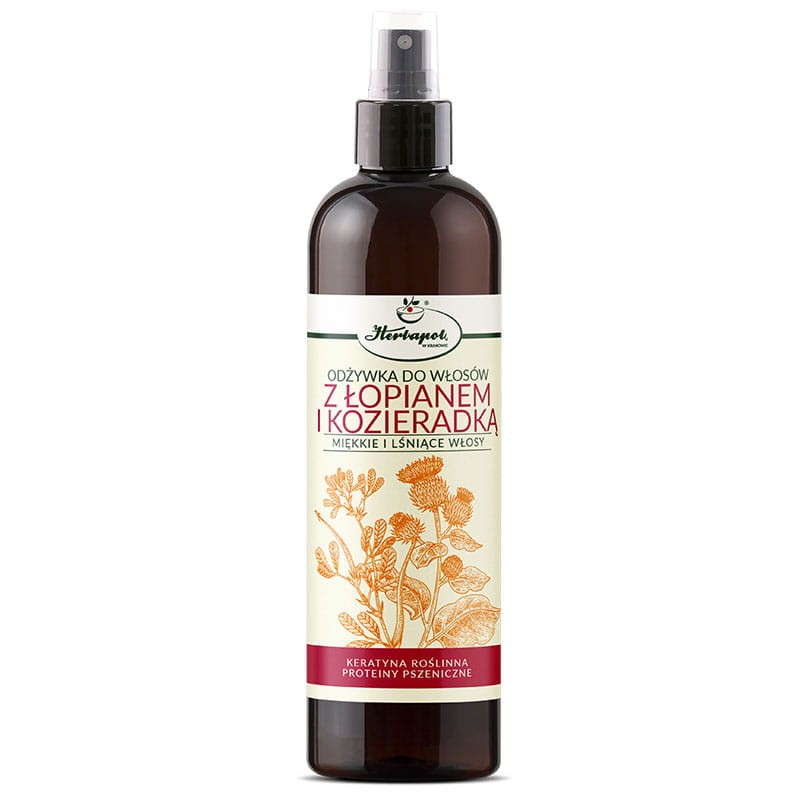 Herbapol Kraków Odżywka do włosów z łopianem i kozieradką 250 ml
