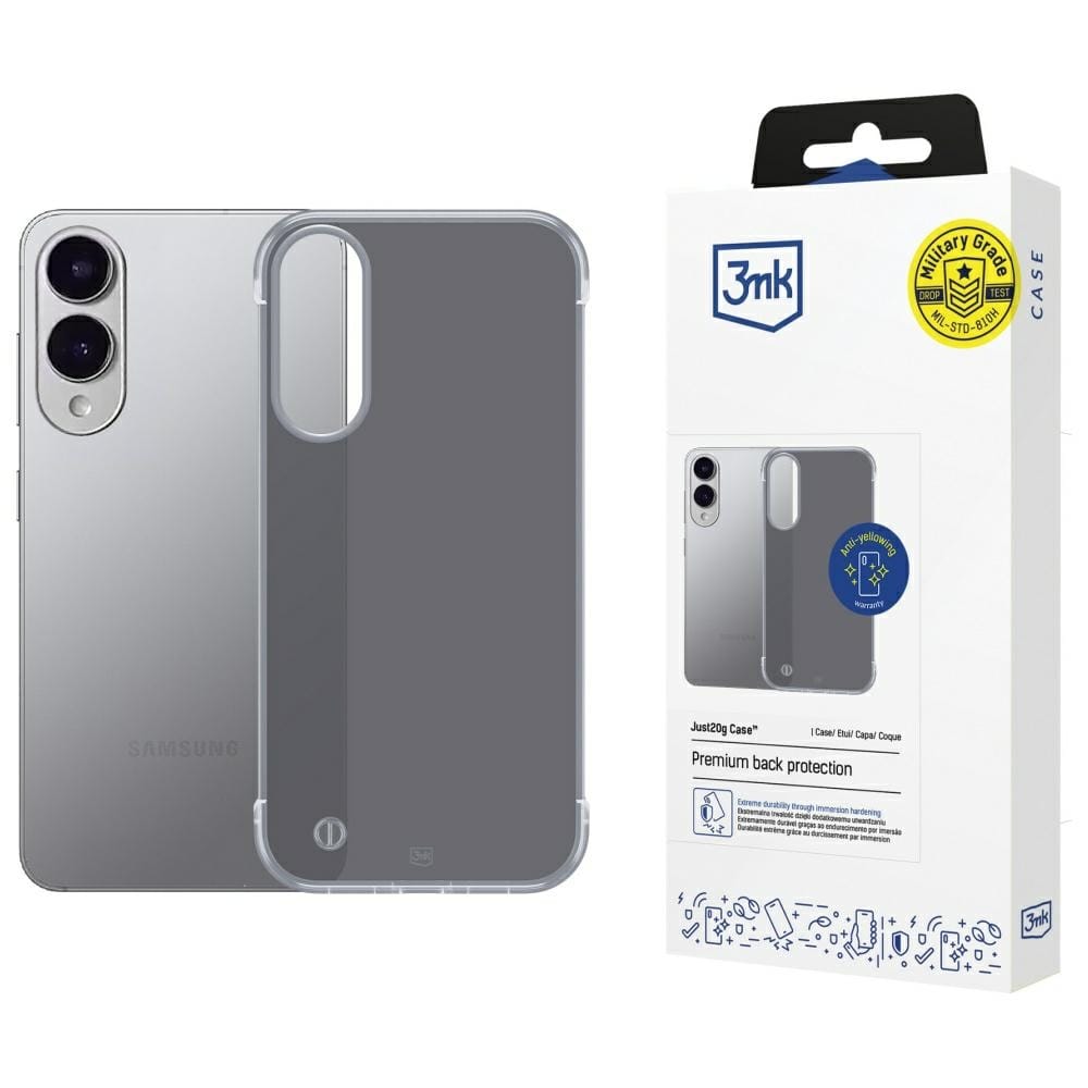 Etui 3MK Just20g Matt Case do Samsung Galaxy S25 Edge czarny
