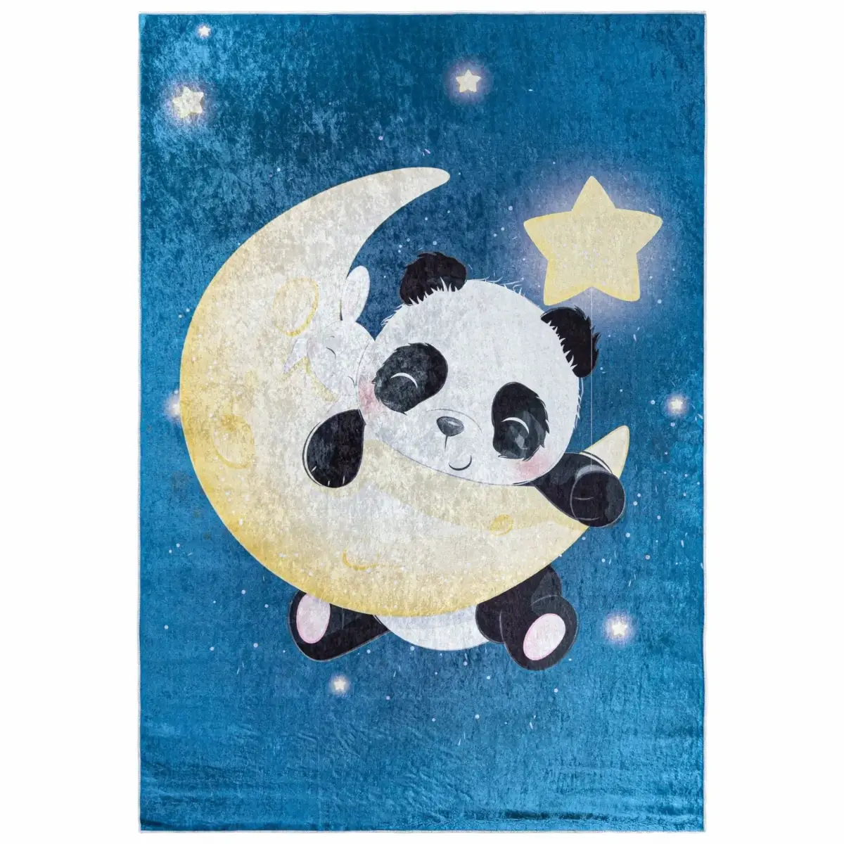 Prostokątny dywan Panda na księżycu 322944 120x170 kolorowy