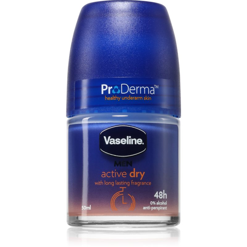 Vaseline Men Active Dry Roll-On antyperspirant roll-on dla mężczyzn 50 ml