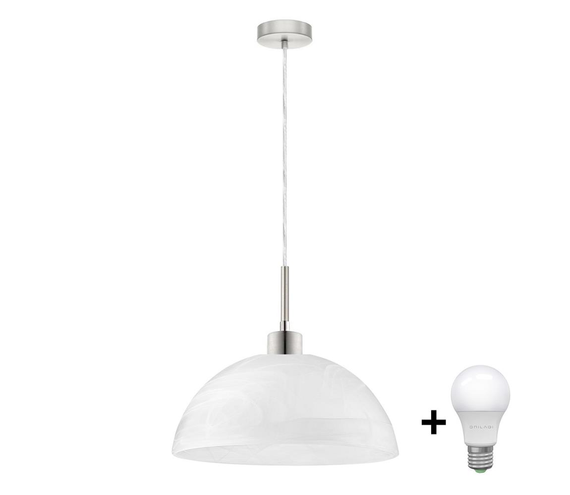 LED Żyrandol na lince 1xE27/60W/230V biały