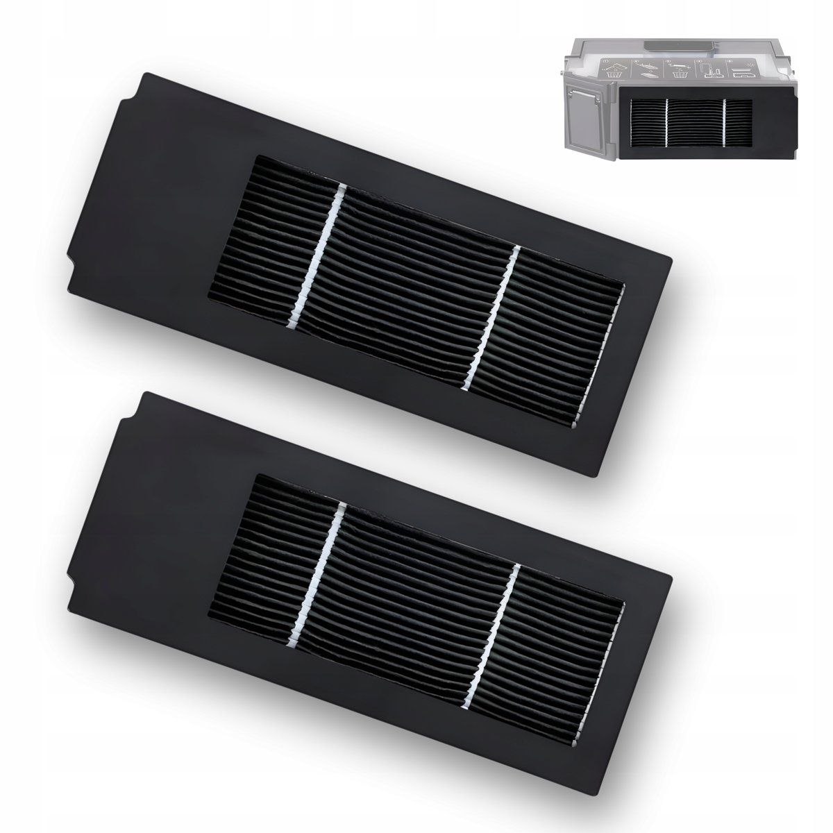 2x Filtr akcesoria do odkurzacza Ecovacs Deebot X2 Omni Ecovacs X2 Combo
