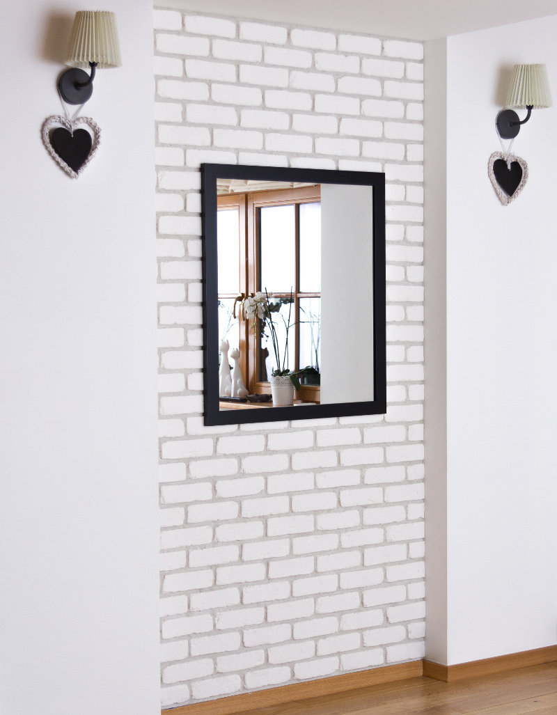Lustro Profilmat w ramie CZARNEJ 100x80 PREMIUM