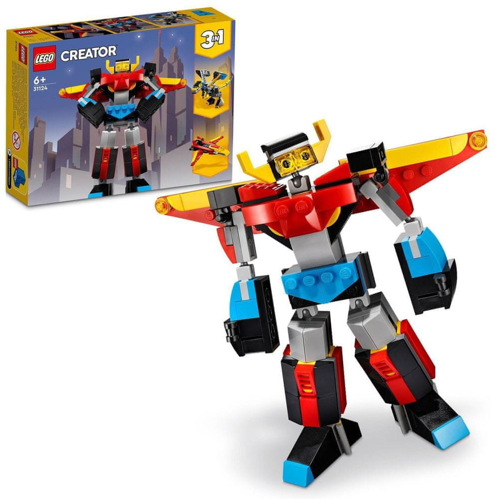 LEGO Creator 3 w 1 31124 Super Robot KLOCKI ZESTAW +eKATALOG