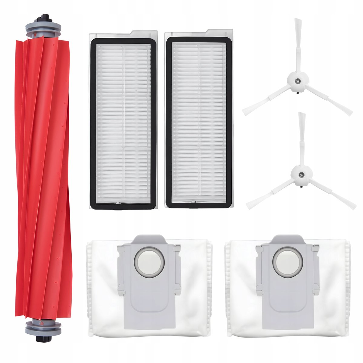 Zestaw akcesoria szczotka worki filtr do odkurzacza Roborock QRevo S MaxV