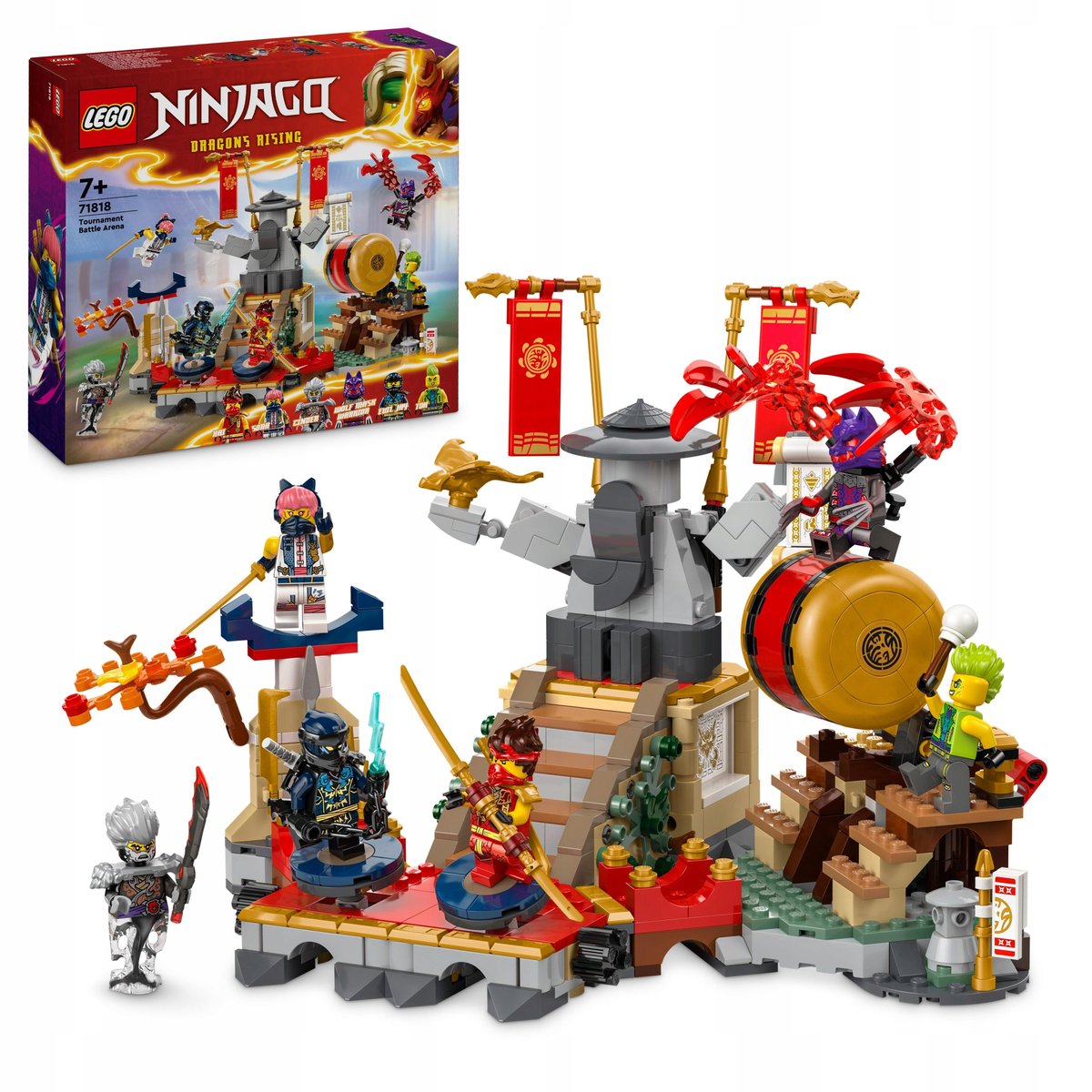LEGO NINJAGO 71818 ARENA TURNIEJOWA ZESTAW BITEWNY KLOCKI +eKATALOG
