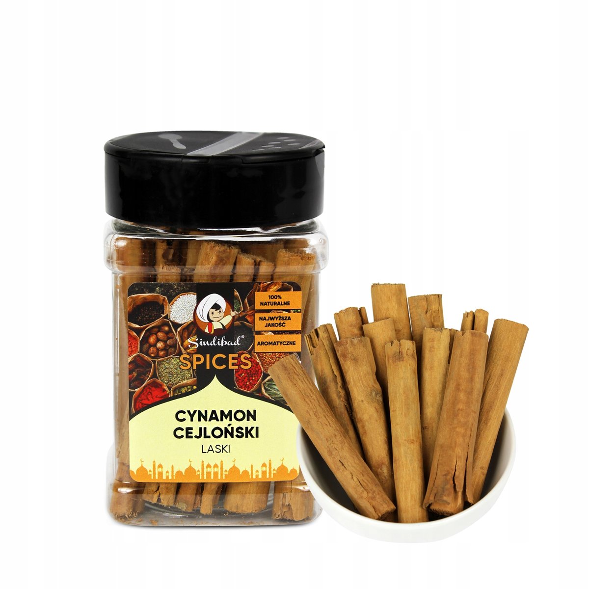 CYNAMON CEJLOŃSKI LASKI 8 CM ORYGINALNY SRI LANKA 70G SINDIBAD SPICES