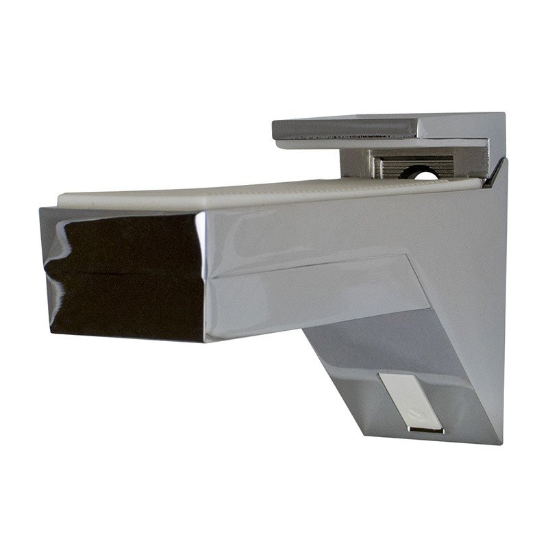 KALABRONE - PODPÓRKA PÓŁKI SZKLANEJ WSPORNIK CHROM (8-30MM) 16220010KB ITALIANA FERRAMENTA