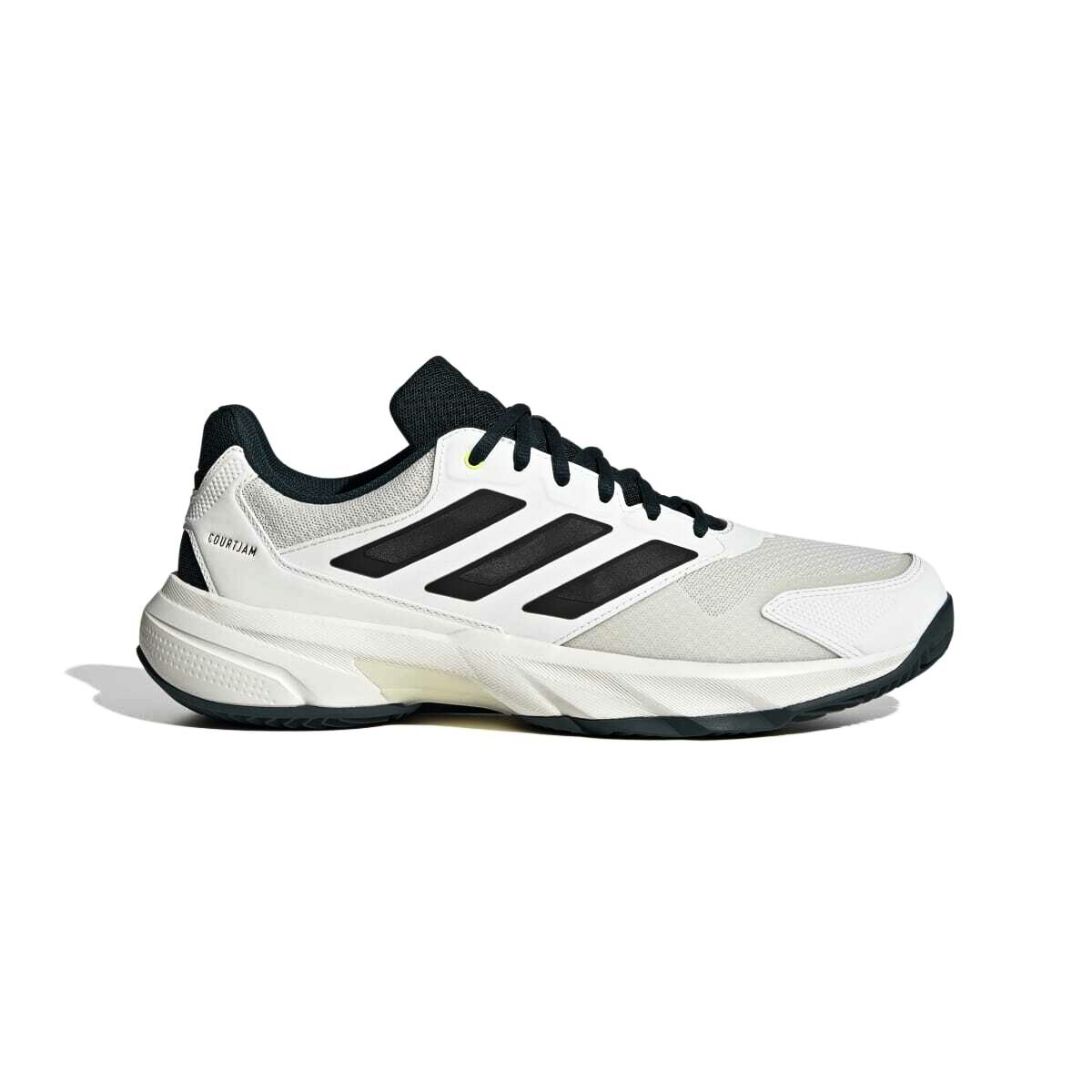 Męskie buty tenisowe adidas CourtJam Control 3 Clay White/Core Black EUR 44 2/3
