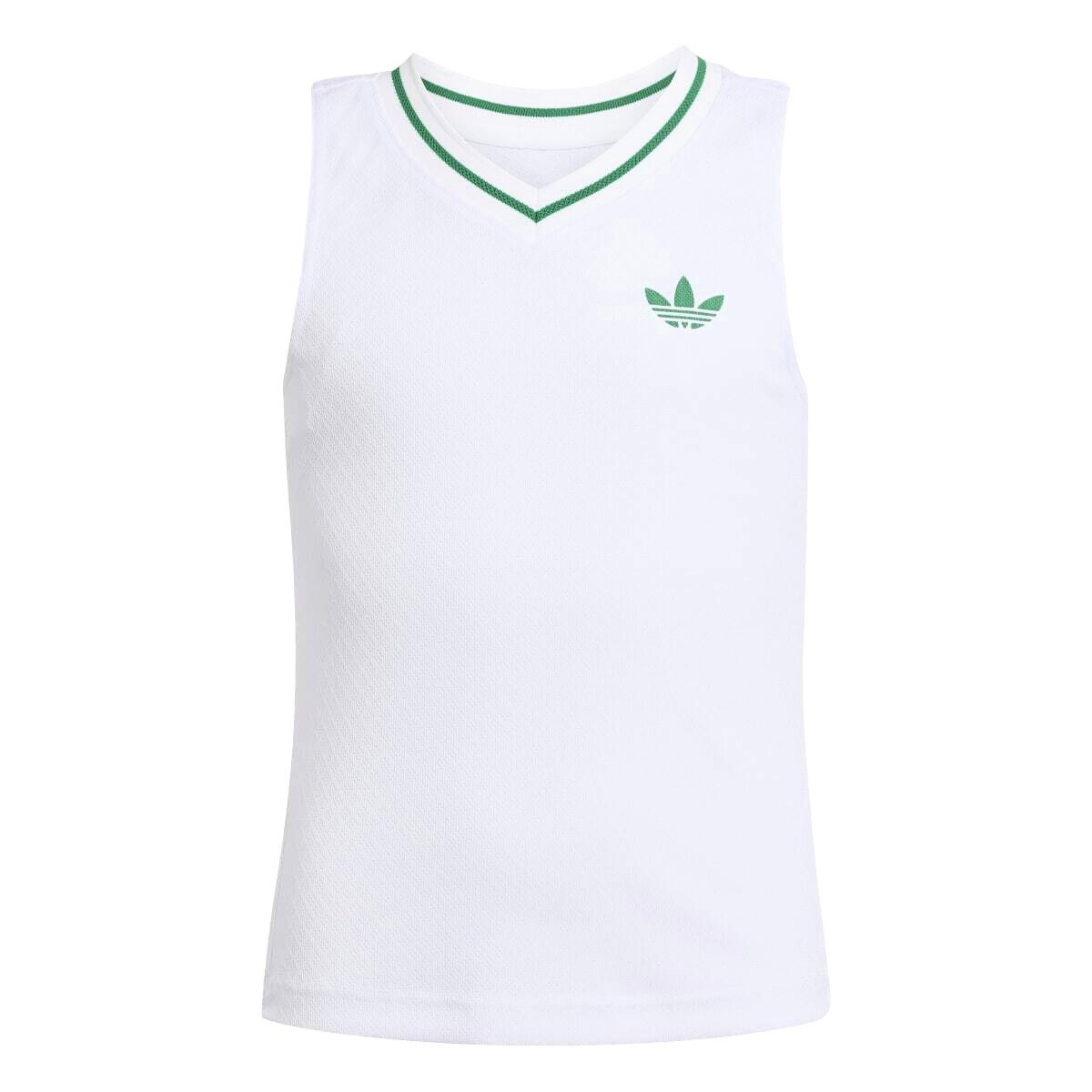 Dziewczęca koszulka adidas Tennis Climacool Tank Top Kids White 152 cm