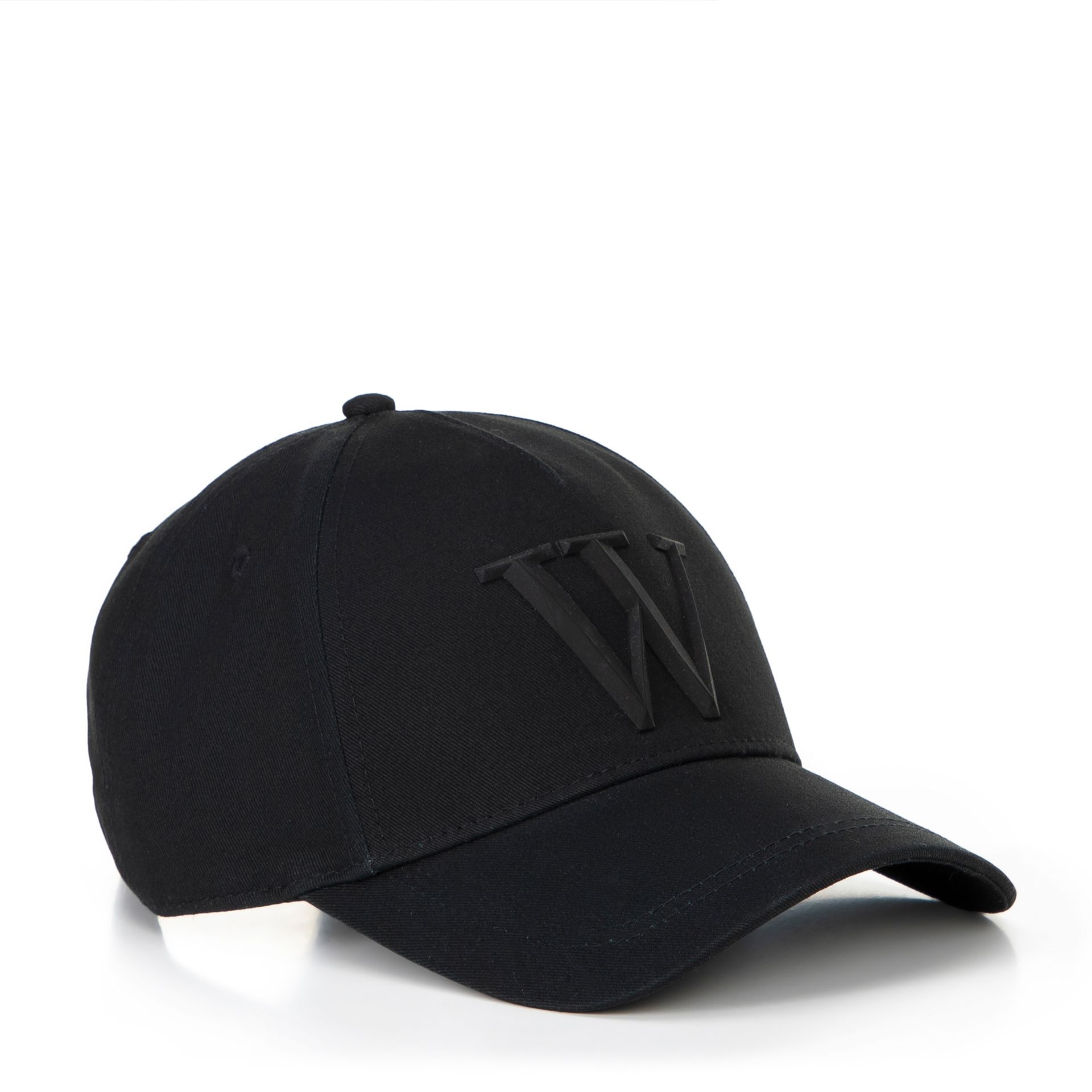 Bawełniana czapka z daszkiem unisex czarna