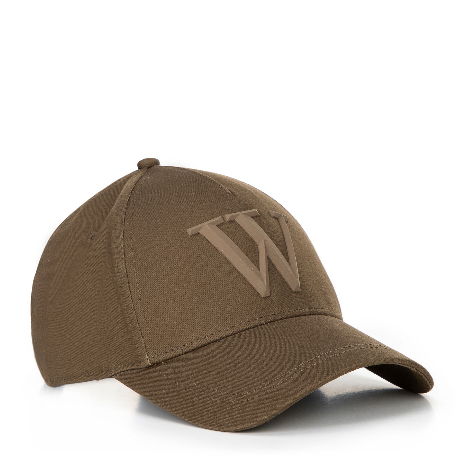 Bawełniana czapka z daszkiem unisex khaki