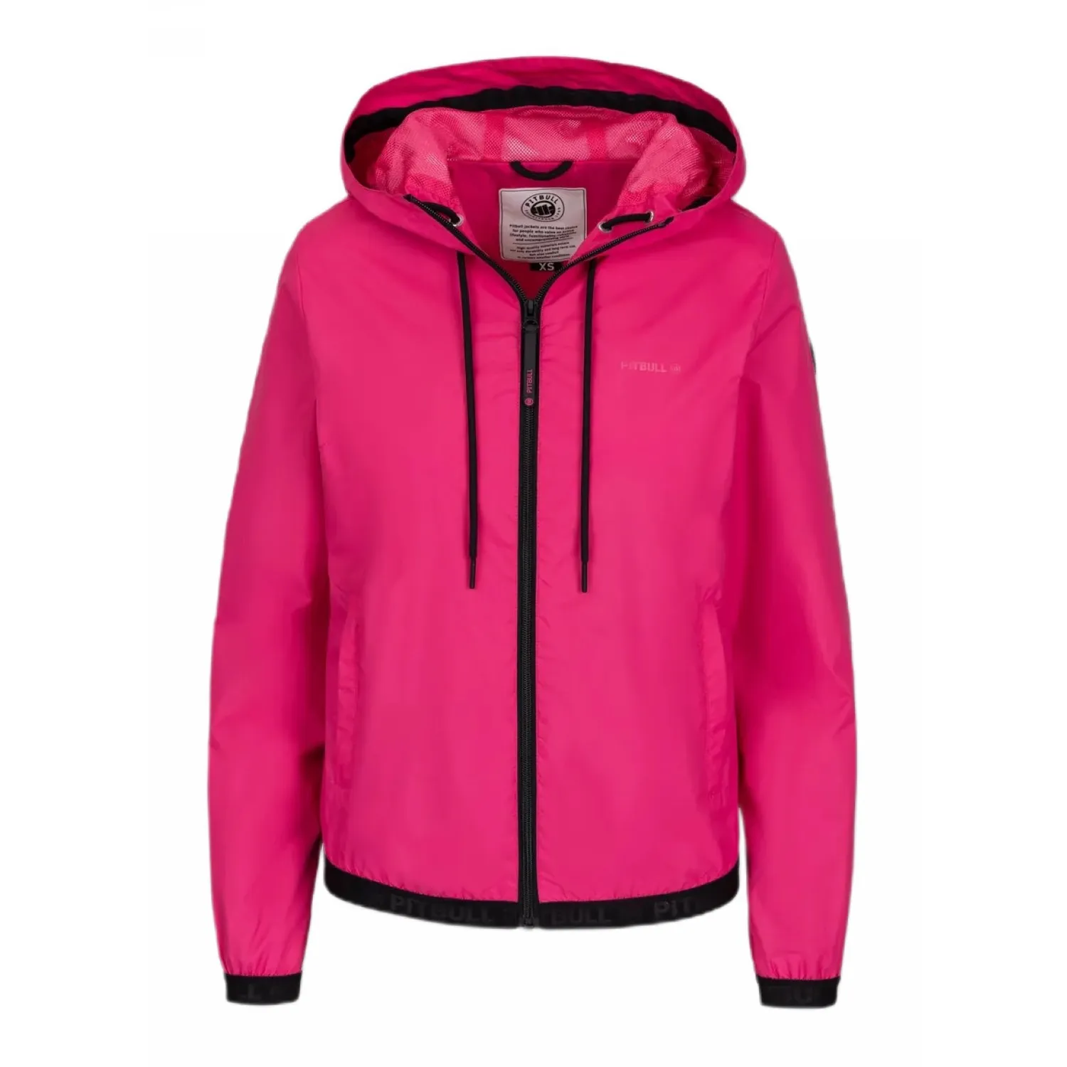 PITBULL KURTKA przejściowa damska z kapturem Primosa '25 - Malinowa  (38)