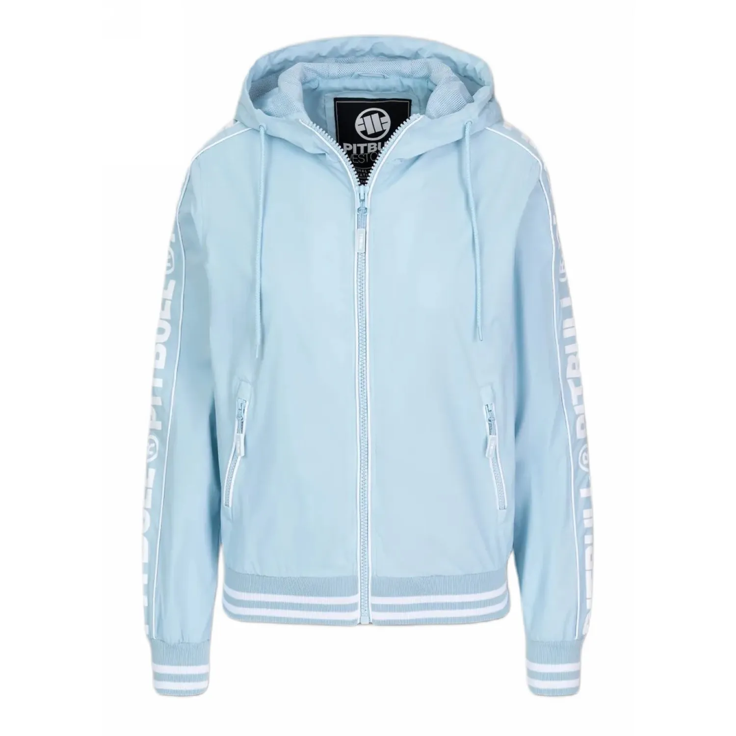 PITBULL KURTKA przejściowa damska z kapturem Whitewood '25 - Błękitna  (38)