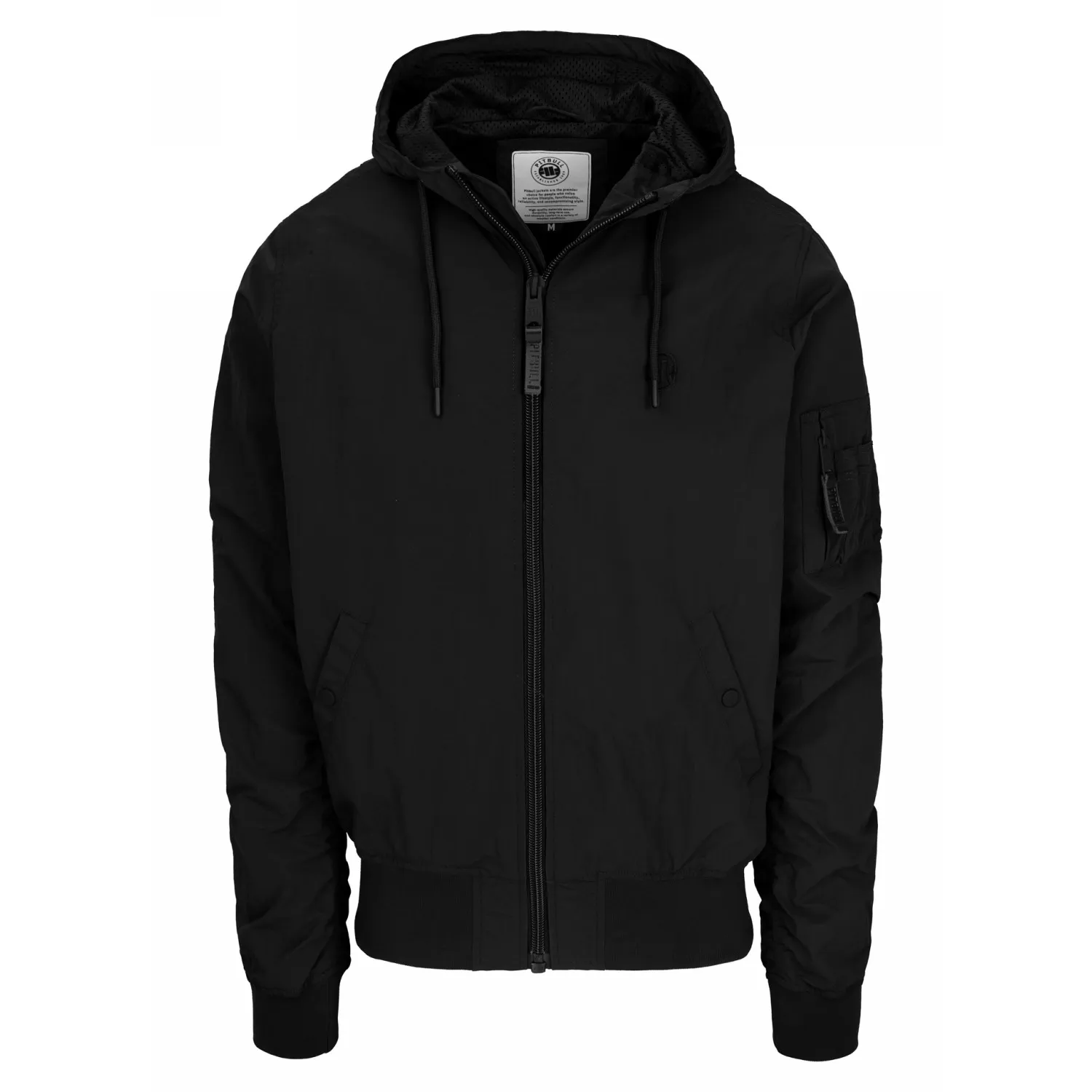 PITBULL KURTKA przejściowa z kapturem Stein '25 - Czarna