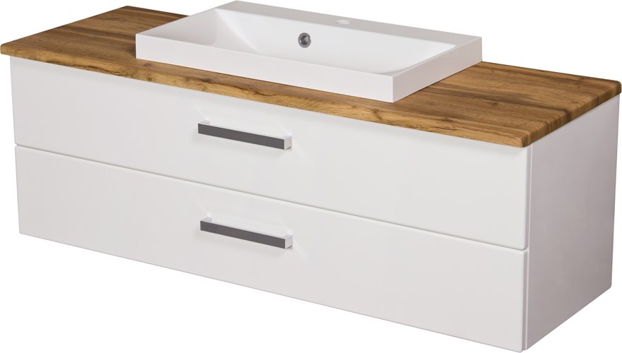 Szafka wisząca z umywalką 120/39CS2 Liv seria Fokus B