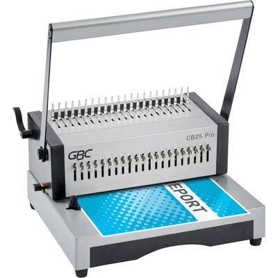GBC Bindownica CB25 Pro Grzbietowa, 25 dziurkowanych kartek, 500 oprawianych kartek