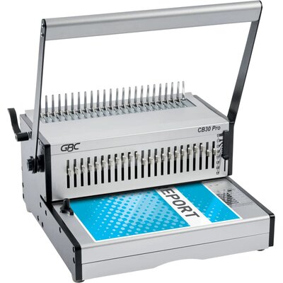 GBC Bindownica CB30 Pro Grzbietowa, 30 dziurkowanych kartek, 500 oprawianych kartek