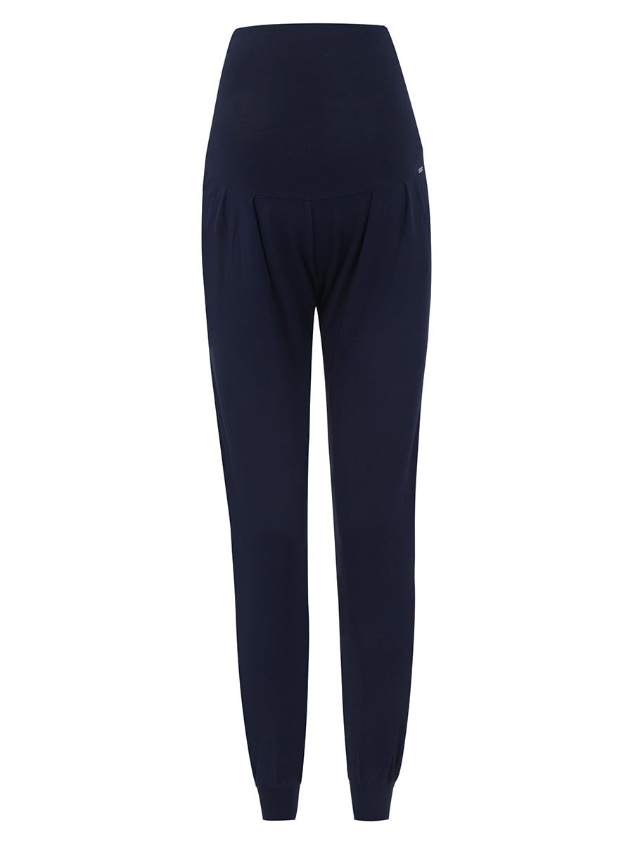 Damskie spodnie dresowe ciążowe granatowe Bellybutton Maternity, r.L