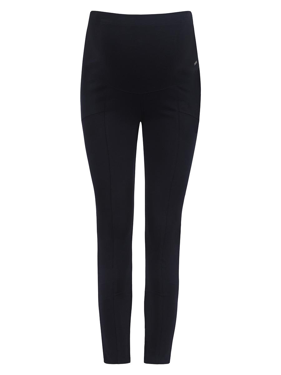 Damskie spodnie ciążowe materiałowe czarne Bellybutton Maternity, r.38
