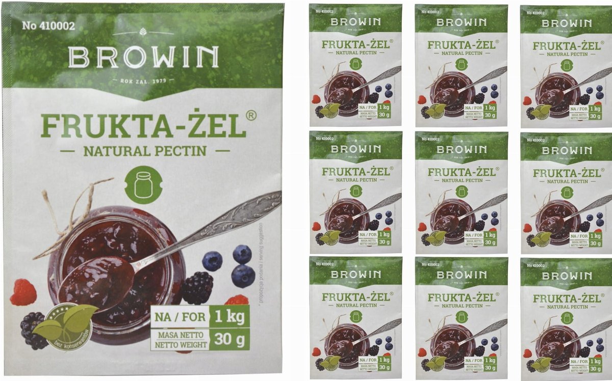 FRUKTA-ŻEL do domowych dżemów i konfitur 10 sztuk