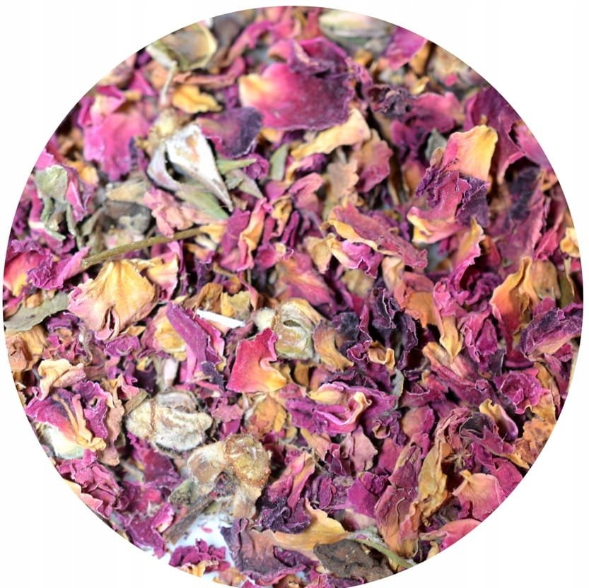 suszony KWIAT RÓŻY MIX na nalewkę 0,5-1L 100g