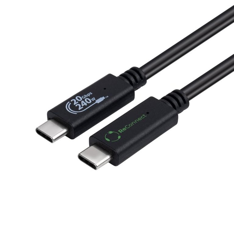 Microconnect ECO-USB3.2CC1.5 kabel USB USB 3.2 Gen 2x2 1,5 m USB C Czarny