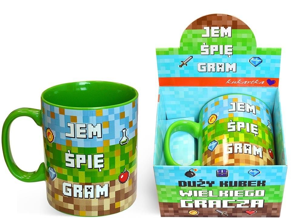 Kubek Gigant G 062 Jem, śpię, gram - kubek