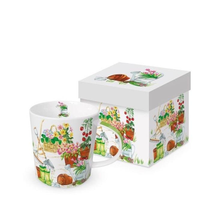 Kubek porcelanowy Ogród 350ml - kubek