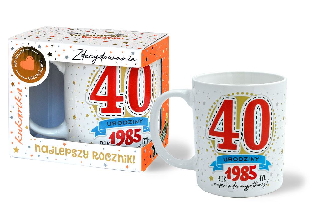 Kubek Premium Urodziny 40 - kubek