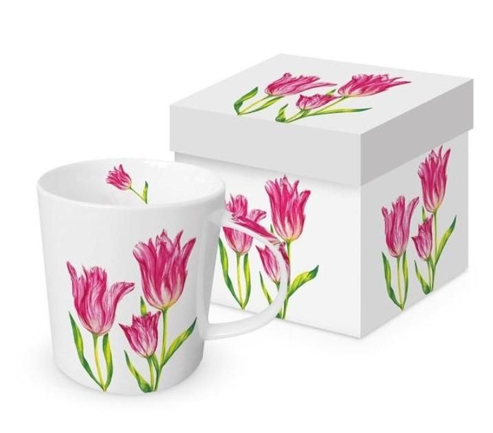 Kubek porcelanowy Tulipany - kubek