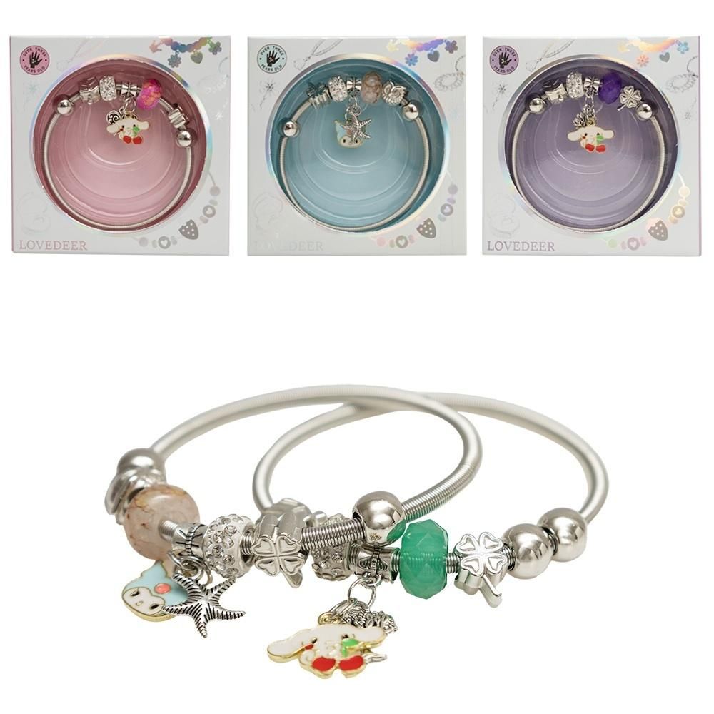 Askato Bransoletka z charmsami mix - biżuteria