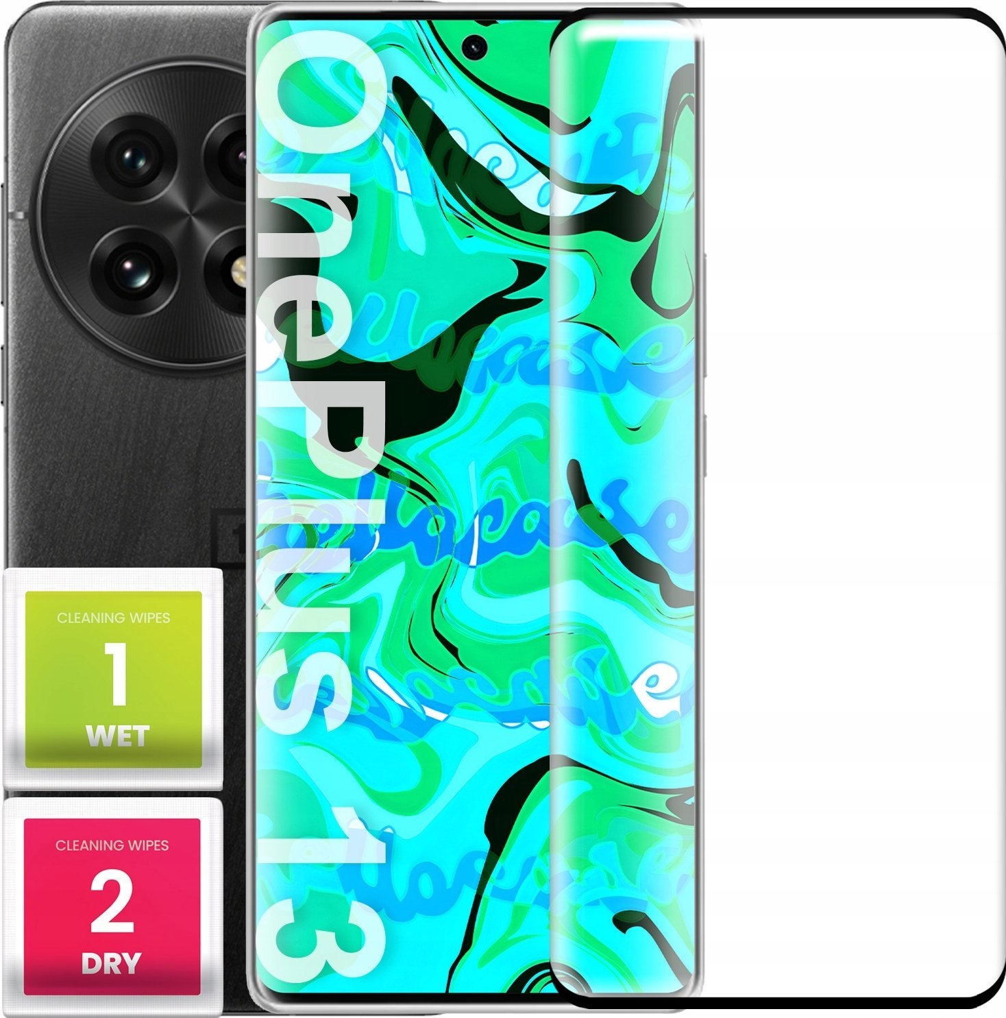 Szkło Hartowane PREMIUM Do OnePlus 13 Curved, Pełne 5D, 9H, Ochronne