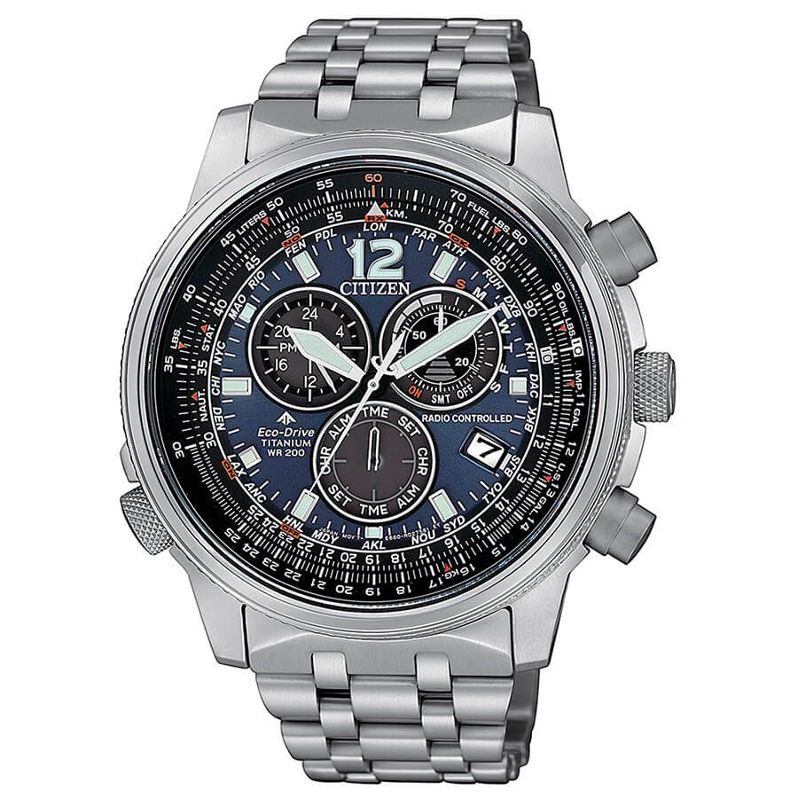 Zegarek CITIZEN CB5850-80L. SOLAR QUARTZ, Kolor niebieski. Mężczyzna.