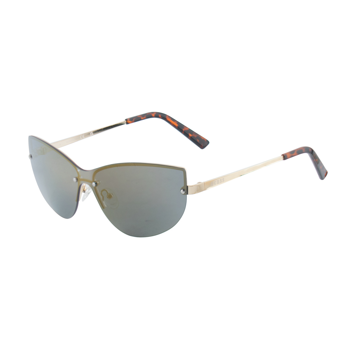 Okulary GUESS GO00007-0032X. Okulary przeciwsłoneczne, Kolor złoty. Kobieta.