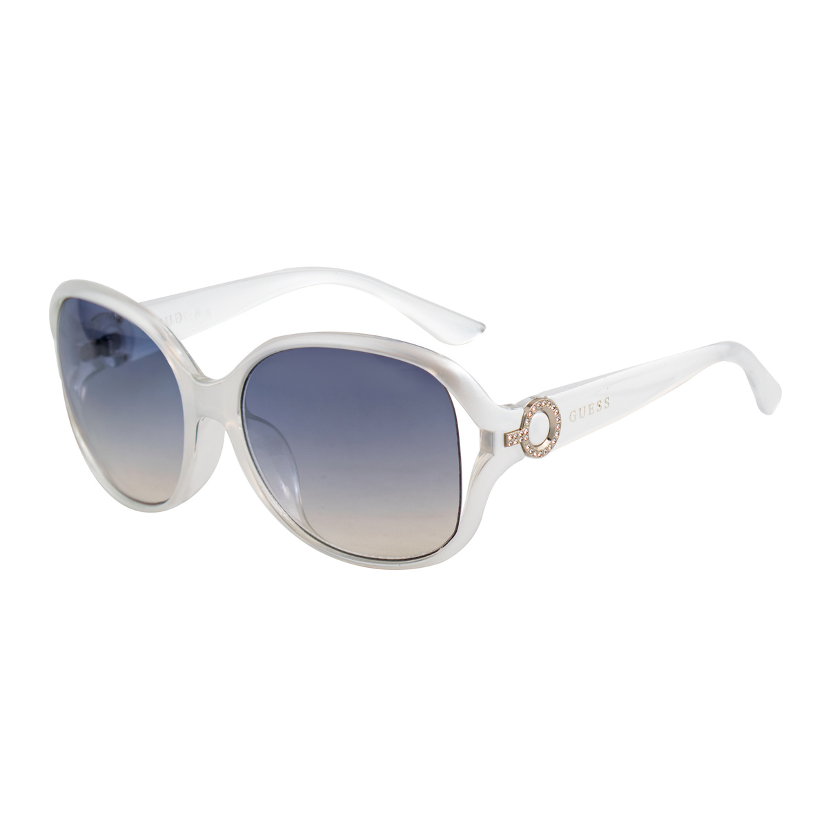 Okulary GUESS GO00010-5821W. Okulary przeciwsłoneczne, Kolor biały. Kobieta.
