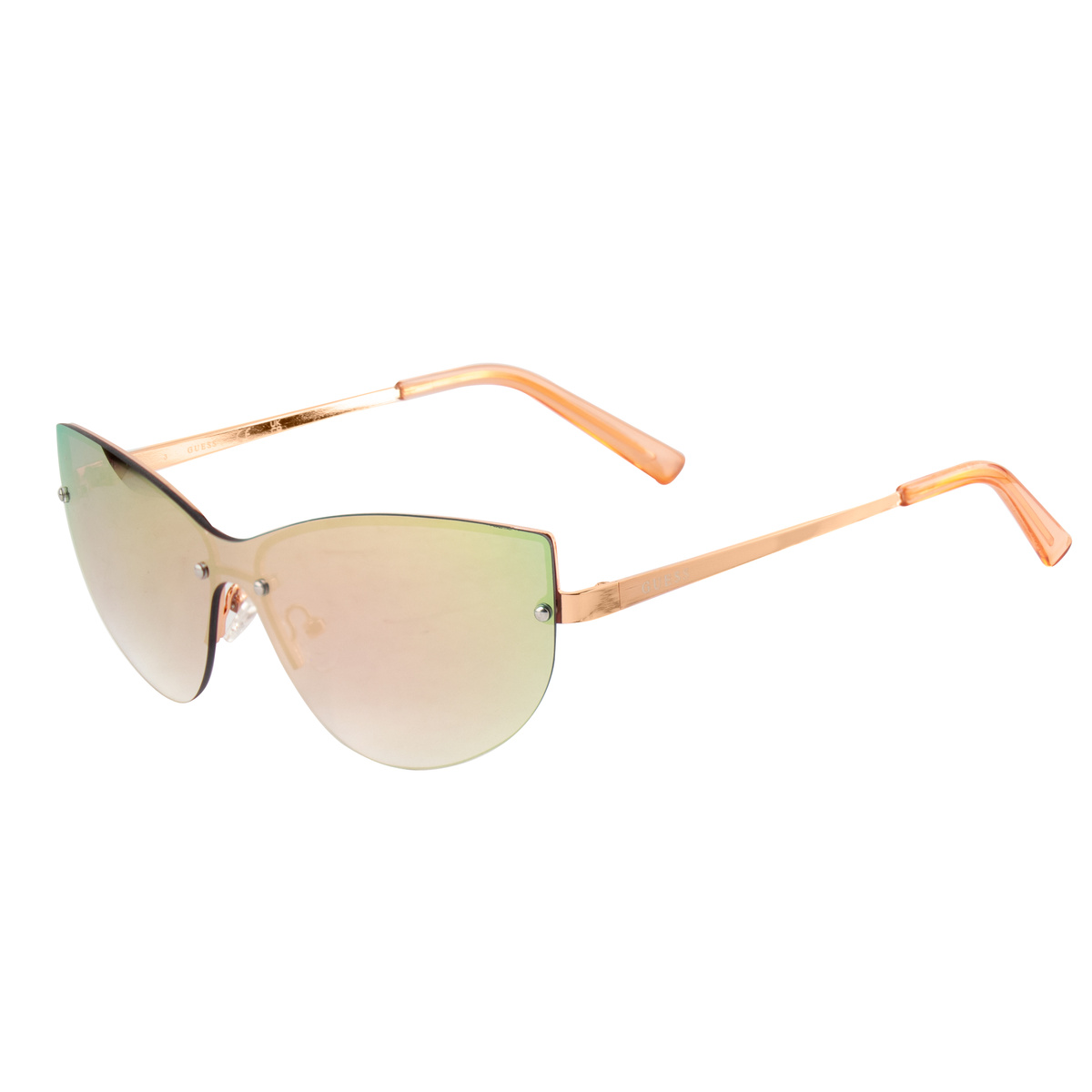 Okulary GUESS GO00007-0028T. Okulary przeciwsłoneczne, Kolor złoty. Kobieta.