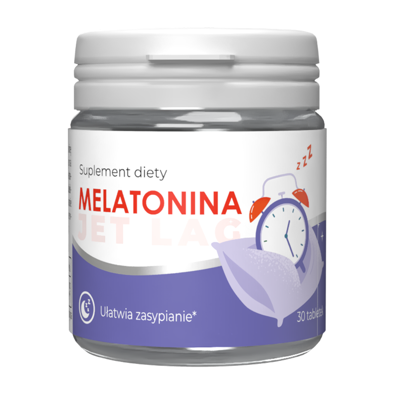 Melatonina Jet Lag, 30 tabletek