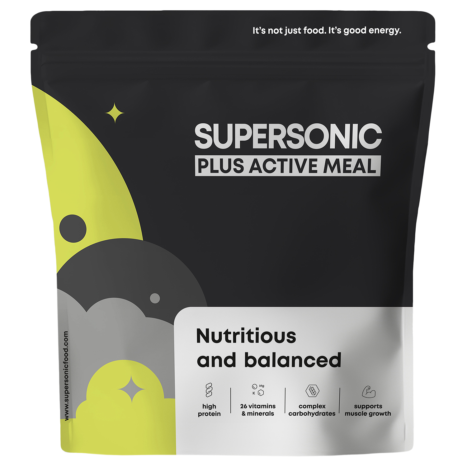 Supersonic Pełnowartościowy Posiłek Plus Active Meal, smak kremowego mleka, 1000 g