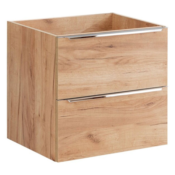 Szafka pod umywalkę 60cm 2 szuflady Kolekcja Capri Oak Dąb Złoty Craft