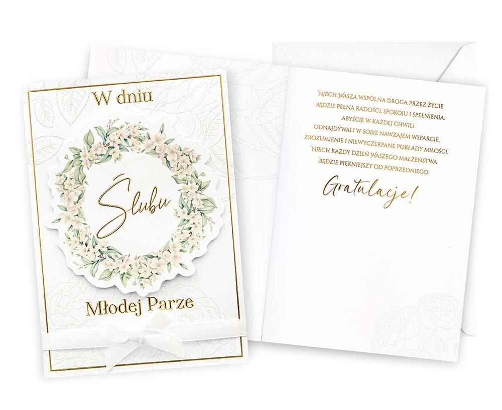 Kukartka Karnet DK-1318 Ślub - artykuł papierniczy