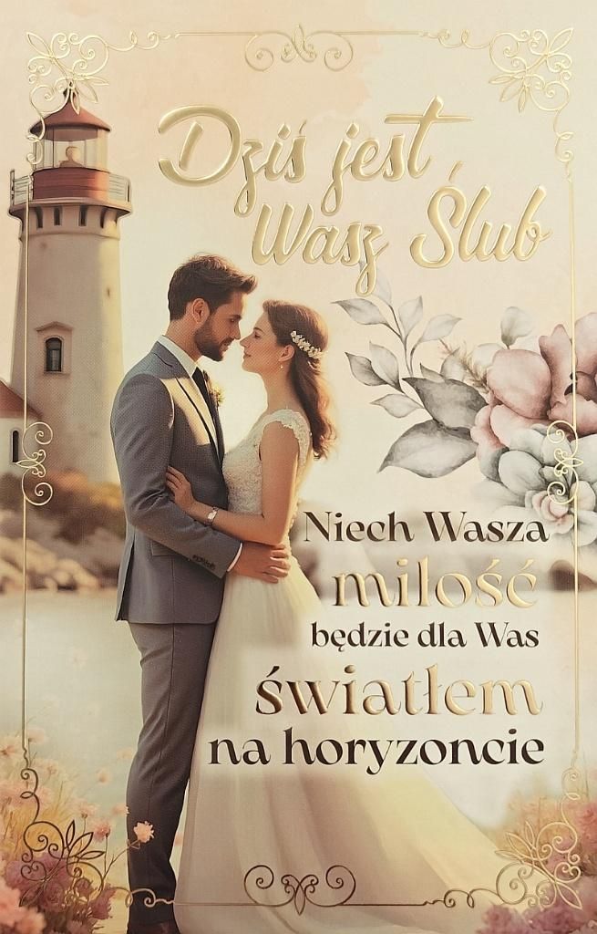 Karnet Ślub - artykuł papierniczy