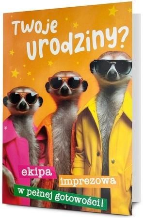 Karnet B6 Urodziny - artykuł papierniczy